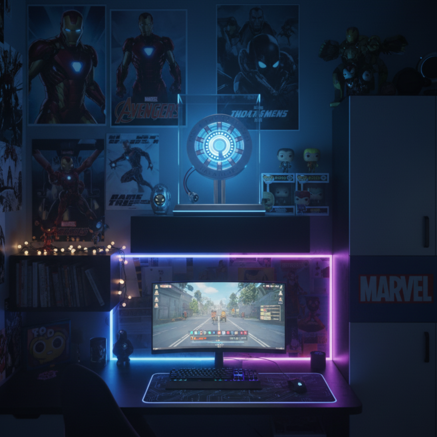 LUZ LED - Iron Man Mk1 Arc Reactor